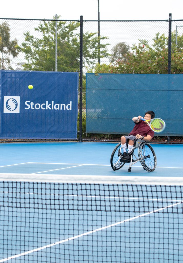 Hume Tennis & Community Centre Wheelchair players role into town for